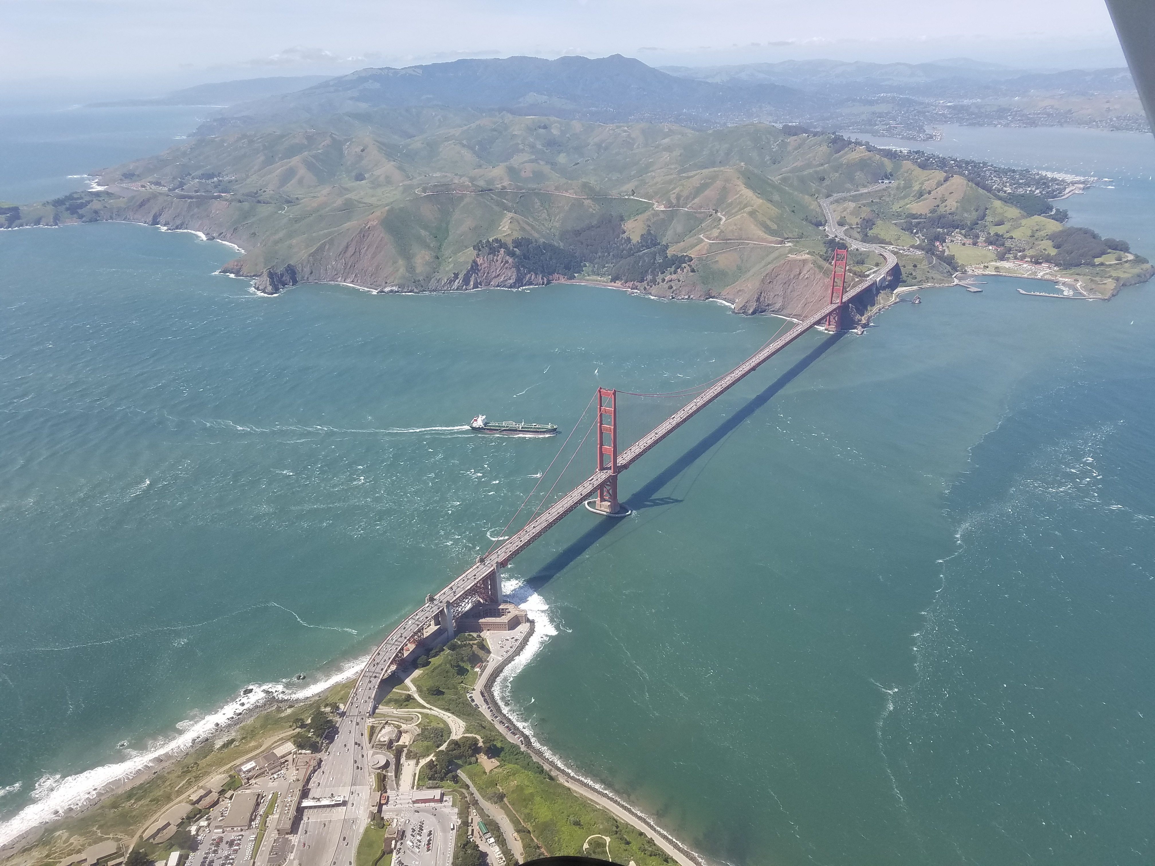 Over the Golden Gate Bridge, 2017